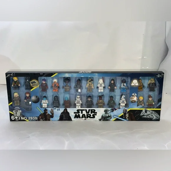 Star Wars Mini Figures + Accessories Building Bricks People 24+ Action Figure - Picture 1 of 11